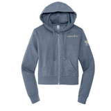 Ask Me Full Zip Hoodie Crop