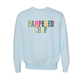 Chenille Logo Comfort Colors Crew