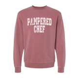 Distressed PC Indpt Crew Sweatshirt