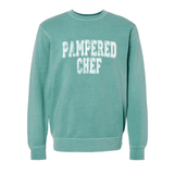 Distressed PC Indpt Crew Sweatshirt
