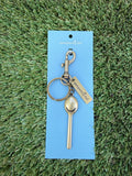 Happy Spoon Key Chain w Clip