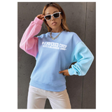 Idris Color Block Crewneck