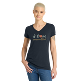I Love Pampered Chef Ladies Vneck tee