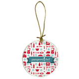 Holiday Acrylic Ornament - Product Silouhette