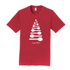 Happy Spoon Christmas Tree Unisex Short Sleeve Tee