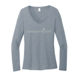 PC V Neck Long Sleeve Tee