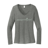 PC V Neck Long Sleeve Tee