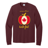 Fall Canada Pumpkin Unisex Long Sleeve Tee