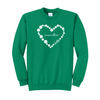 Heart of Clover Unisex Crewneck Sweatshirt