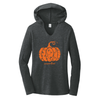 Fairytale Pumpkin Ladies Long Sleeved Hooded Tee