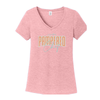 PC Cursive POTP Ladies Vneck Tee