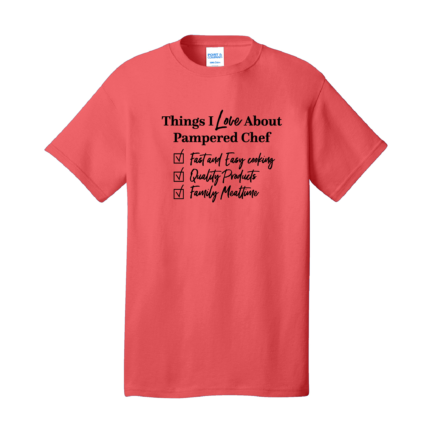 Things I Love About Pampered Chef Unisex Crewneck Short Sleeve Tee