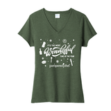 Vneck Wonderful Time of Year ladies