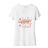 Vneck Wonderful Time of Year ladies