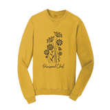 Happy Spoon Flower Fall Arrangement Unisex Crew Neck Sweatshirt