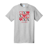 XOXO Tic Tac Toe Unisex Crewneck Short Sleeve Tee