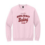 holiday baking team unisex sweatshirt
