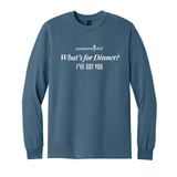 Unisex Long Sleeve Whats For Dinner  tee