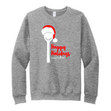 Happy Spoon Santa Hat Sweatshirt Unisex Jerzees