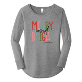Merry and Bright Tee Ladies Tunic