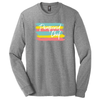 Pampered Chef Tri Color Script Long Sleeve Unisex Tee