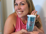Tervis Dots Teal Tumbler with Lid 16 oz